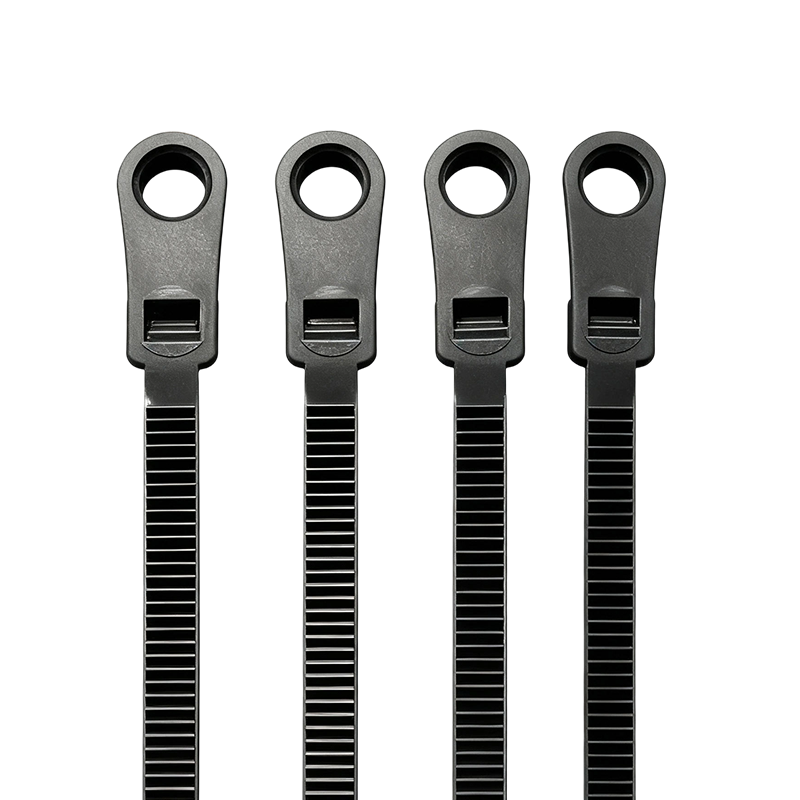 Head Fastener Engine Cable Ties with Mounting Hole Wiring Accessories