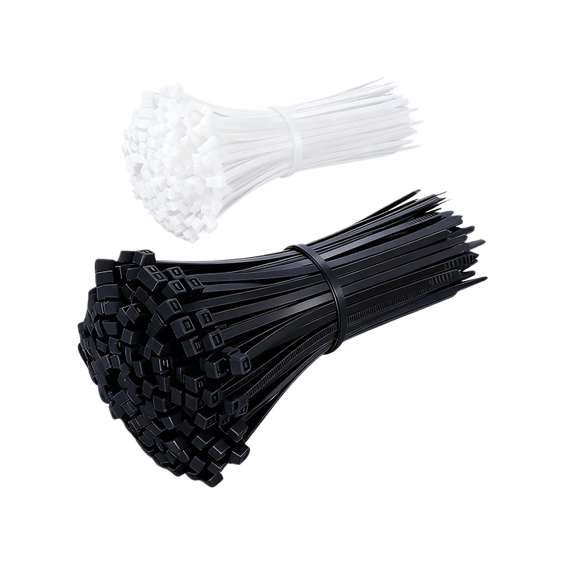 Pa66 Plastic Self-Locking Nylon Black White Cable Zip Ties Wiring Accessories