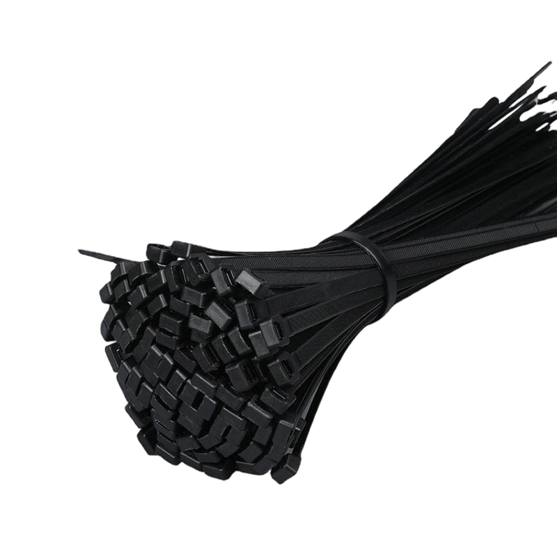 PA66 Plastic Nylon Black White Cable Zip Ties Wiring Accessories