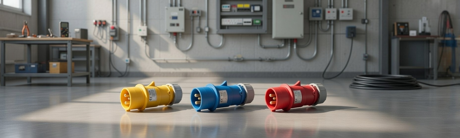 16/32/63 Amp Industrial Plug